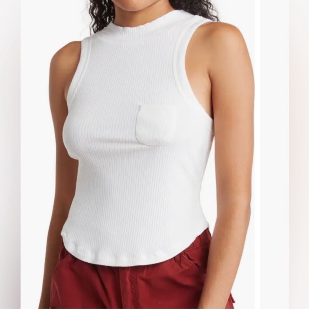 NWT! Free People Movement Wishful Ribbed Racerback Tank Top S